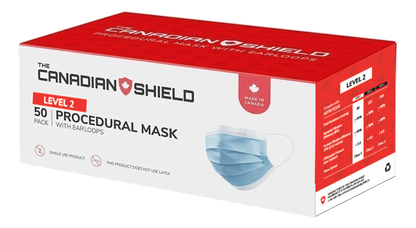 Canadian Made Premium Surgical Masks  - ASTM Level 2 (50/Box)