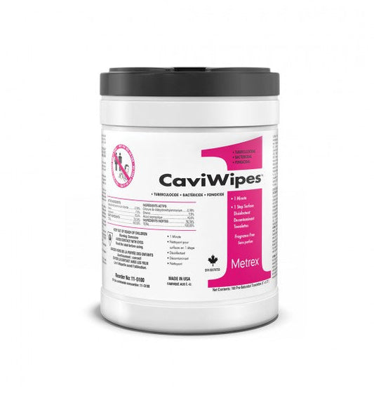 CaviWipes1 - 6"x6.75" - 160 Wipes Per Canister - 2 PACK