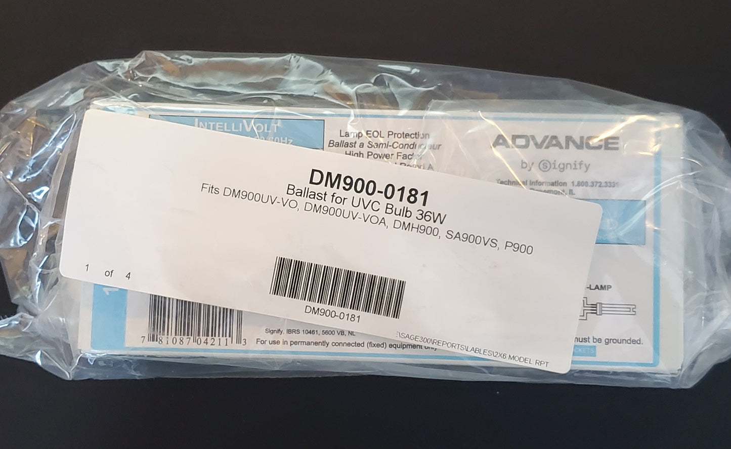 DM900-0181 BALLAST FOR UVC Bulb 36W