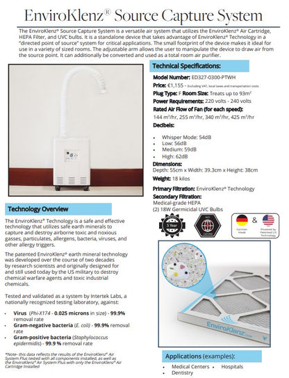 EnviroKlenz Source Capture System – High Quality Air and Medical